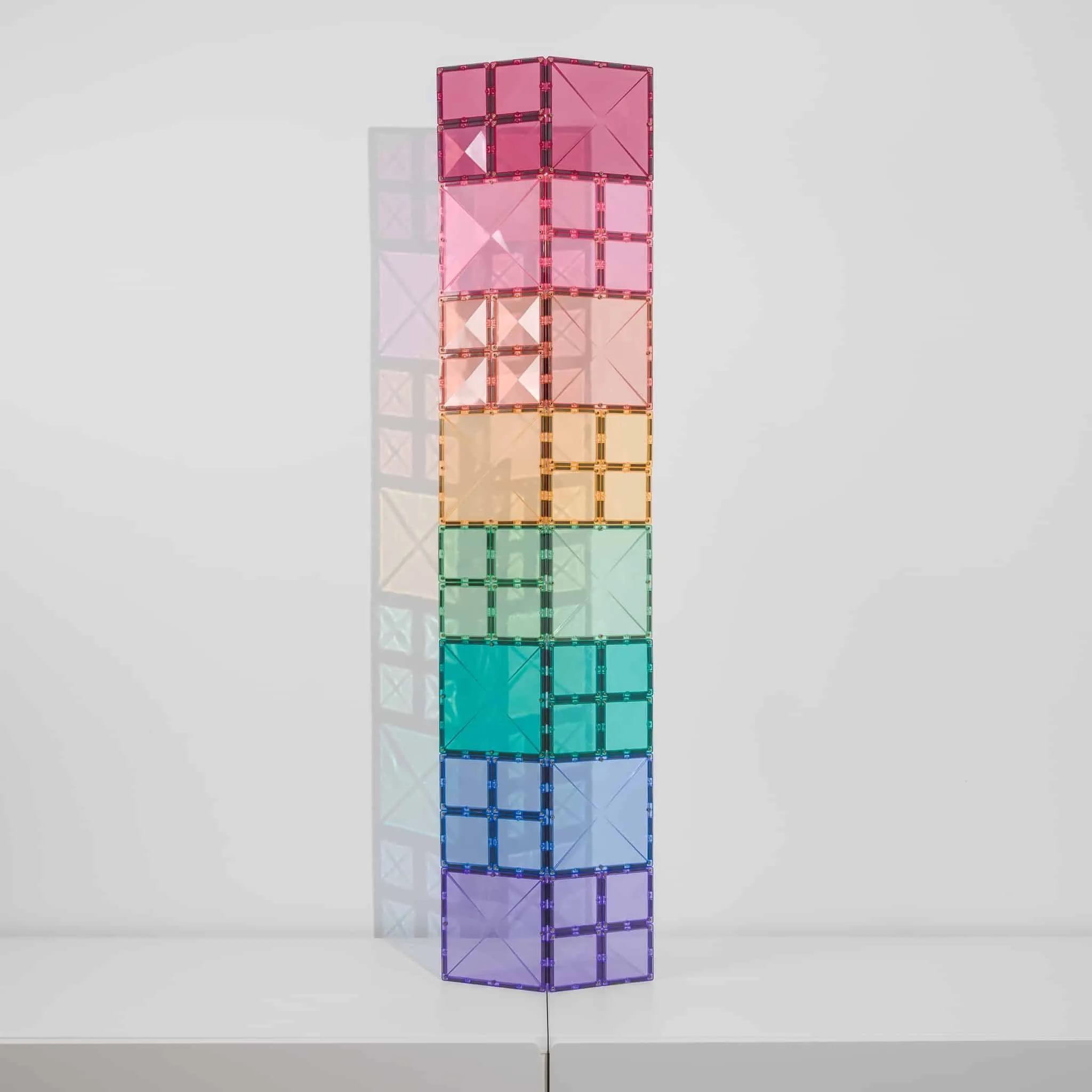 40 Piece Pastel Square Pack - Connetix Tiles