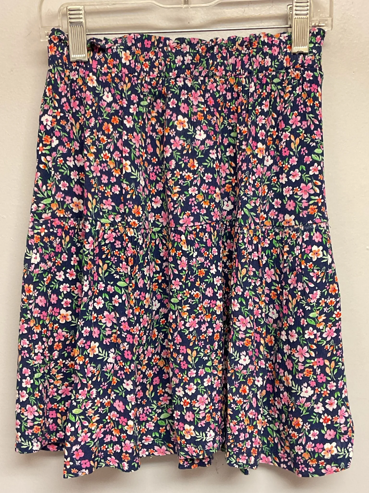 area code 407 Size 14 Navy Rayon Big Girls Skirts