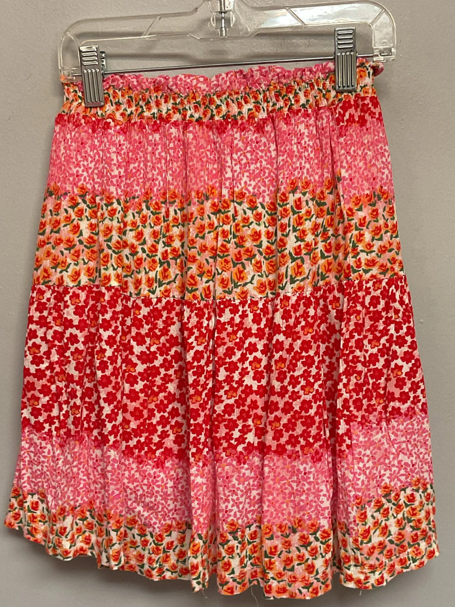 area code 407 Size 14 Pink Rayon Big Girls Skirts