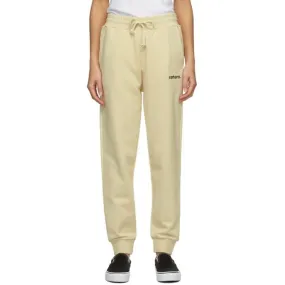 Carhartt Work In Progress Beige Typeface Lounge Pants