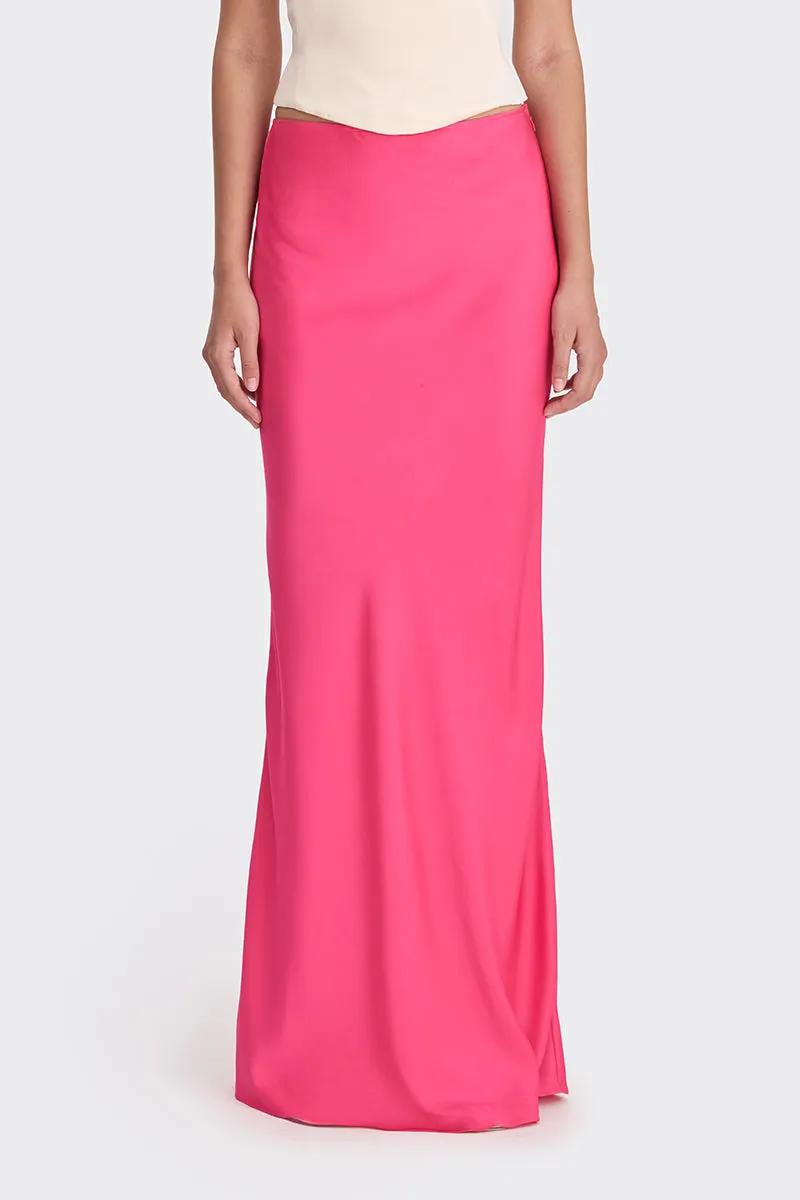CLASSIC HOT PINK LOW WAIST SKIRT