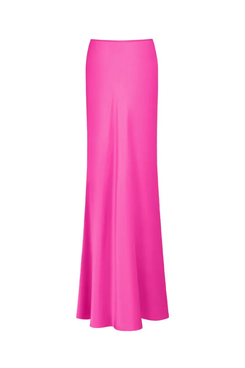 CLASSIC HOT PINK LOW WAIST SKIRT