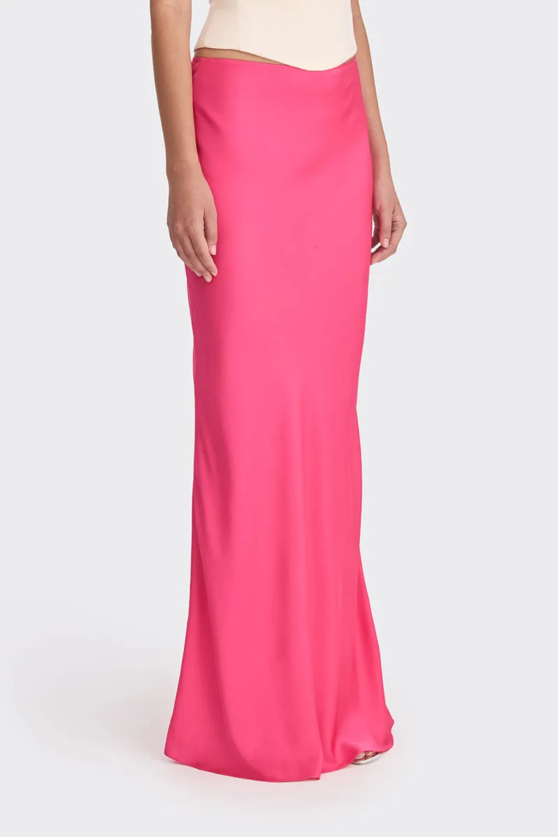 CLASSIC HOT PINK LOW WAIST SKIRT