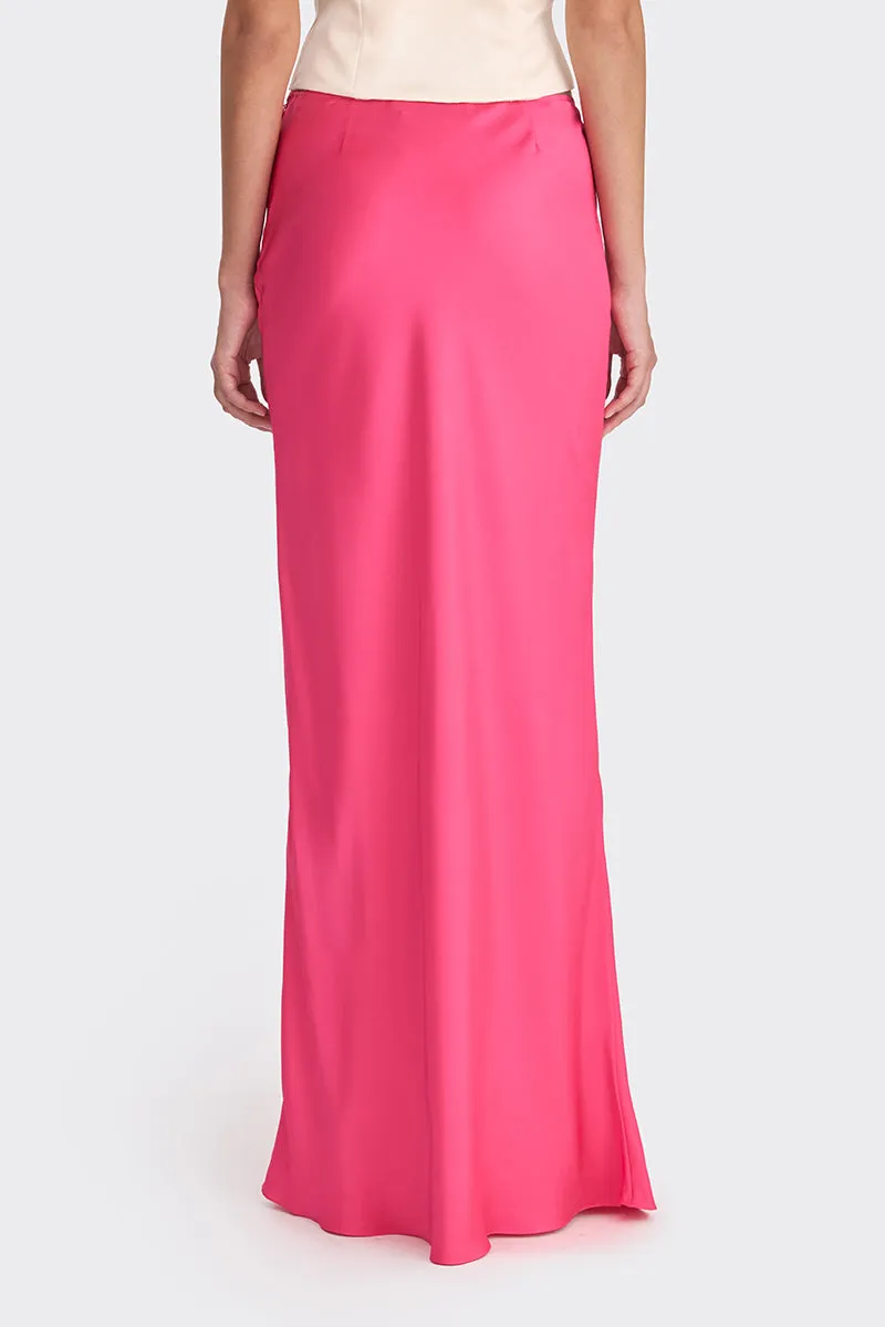 CLASSIC HOT PINK LOW WAIST SKIRT