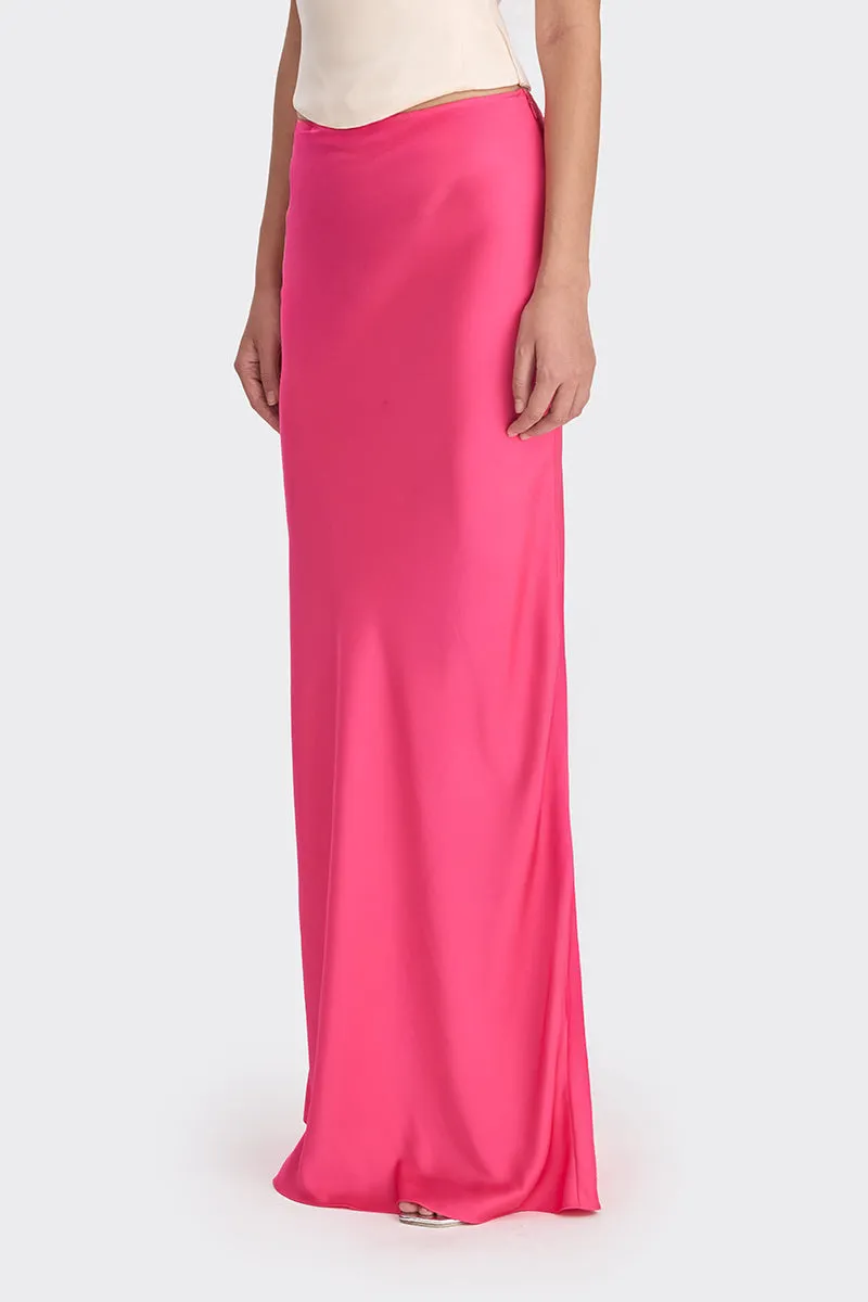 CLASSIC HOT PINK LOW WAIST SKIRT