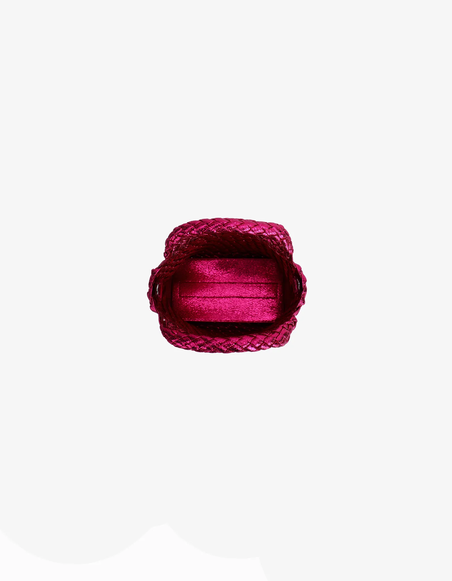 EVERLEIGH WOVEN MINI TOTE HI SHINE MAGENTA