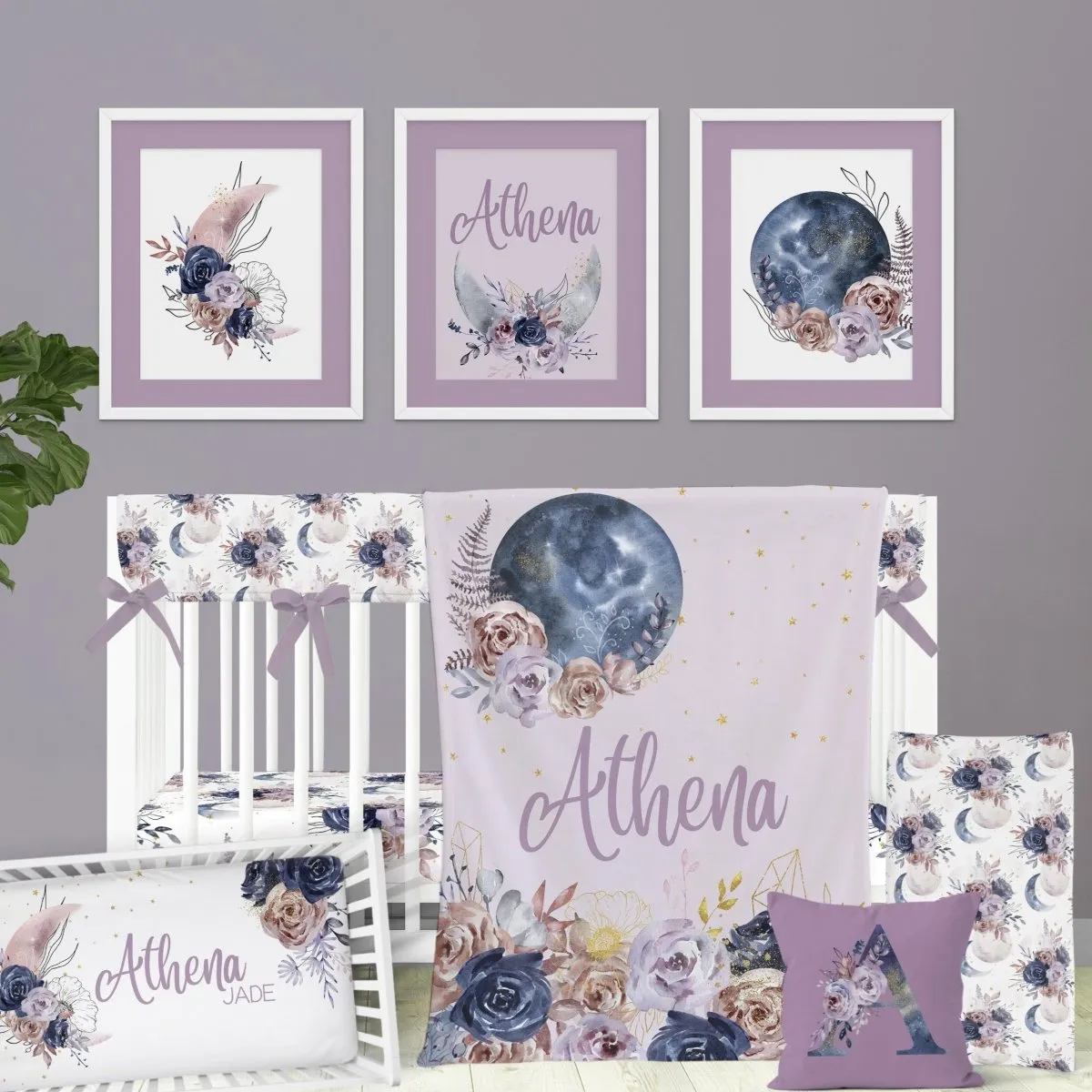 Floral Moon Nursery Collection