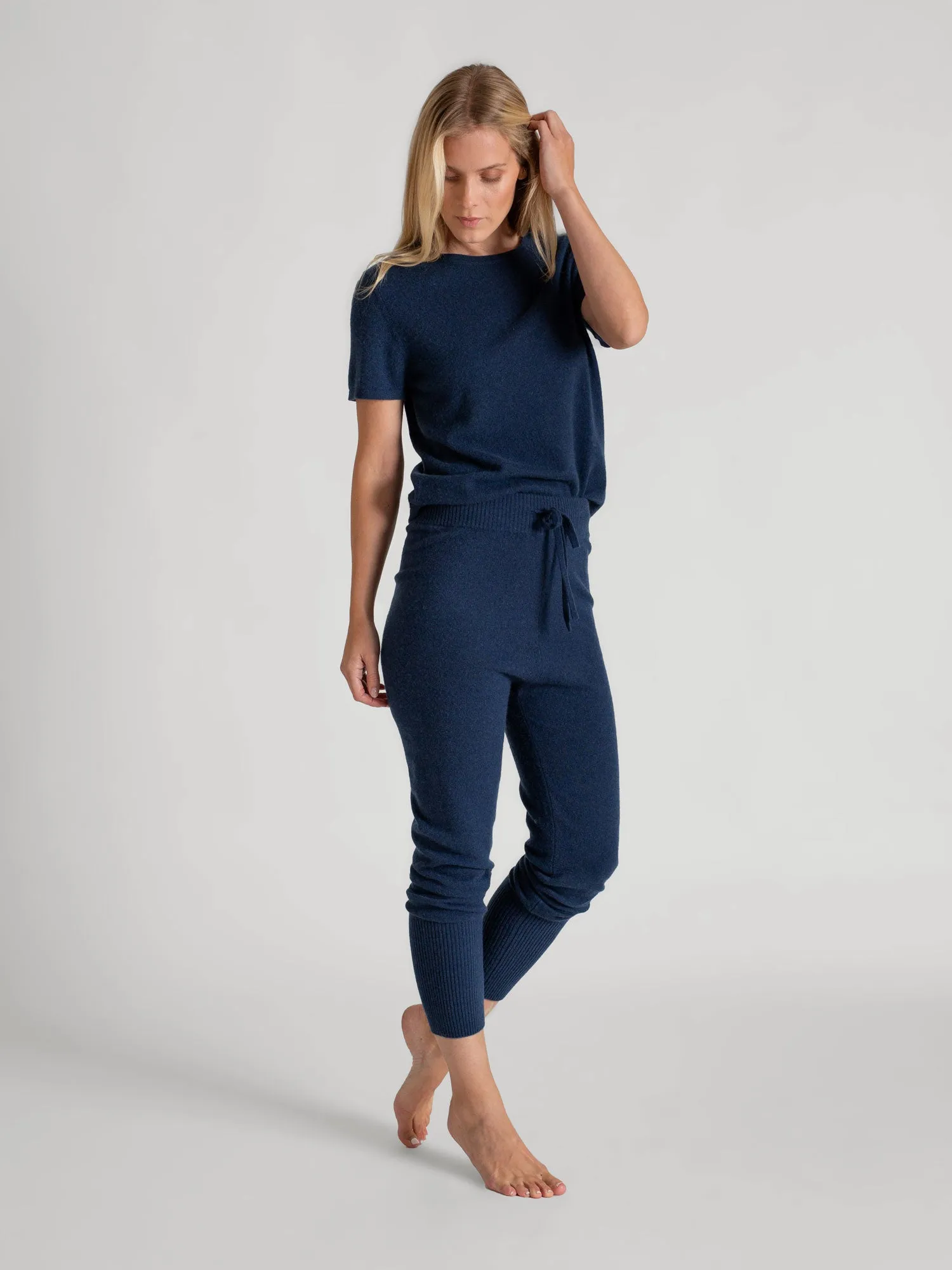 Kashmirbukse "Chill Pants" - mountain blue