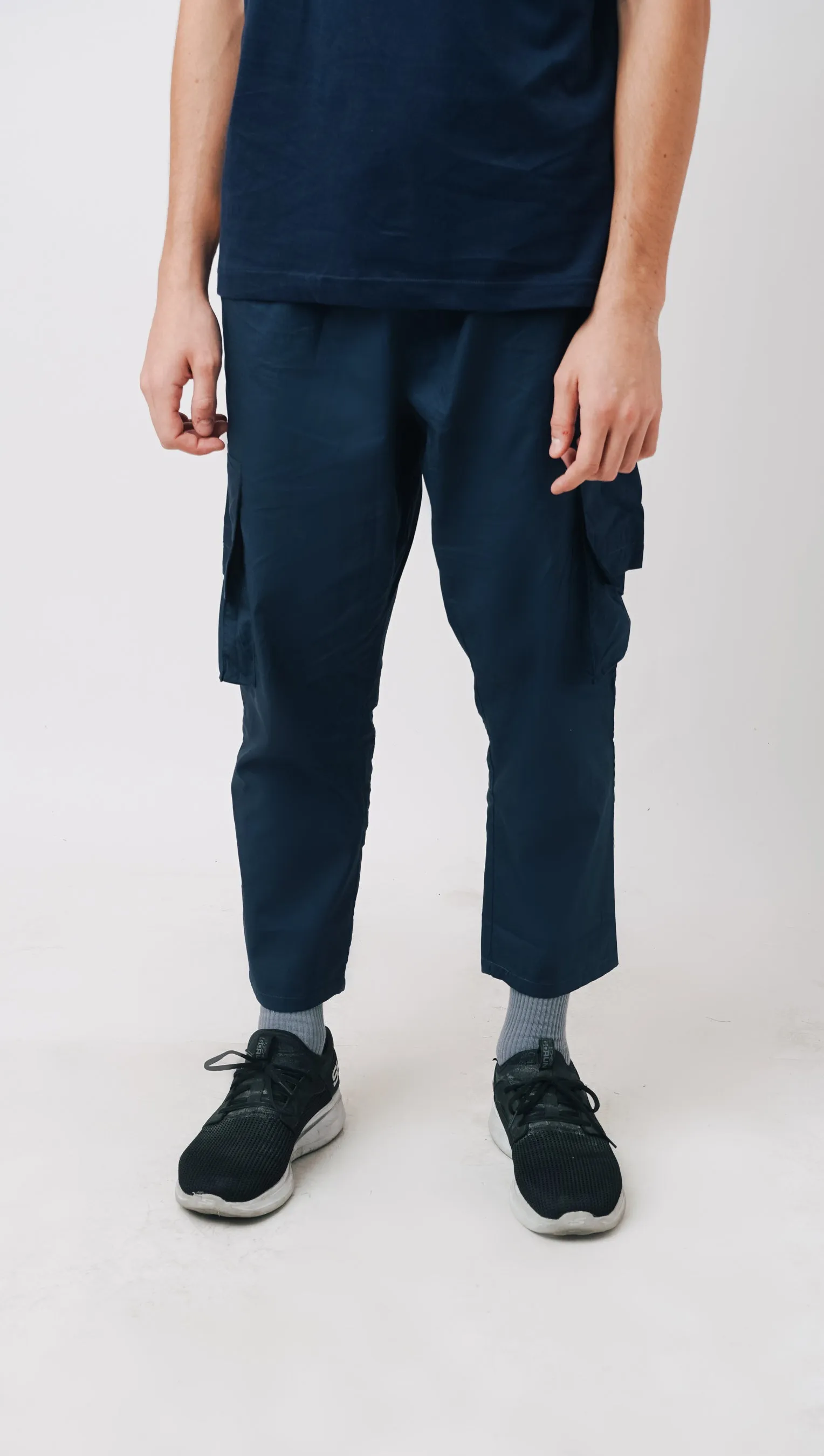 Light Cargo Cut Pants Navy