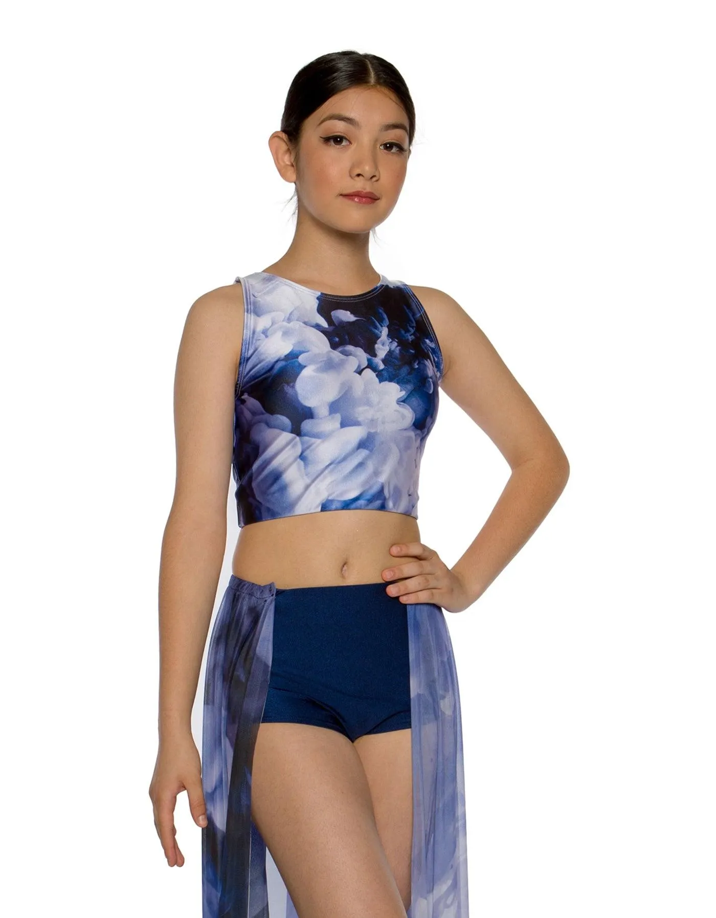 Luminous Sleeveless Crop Top