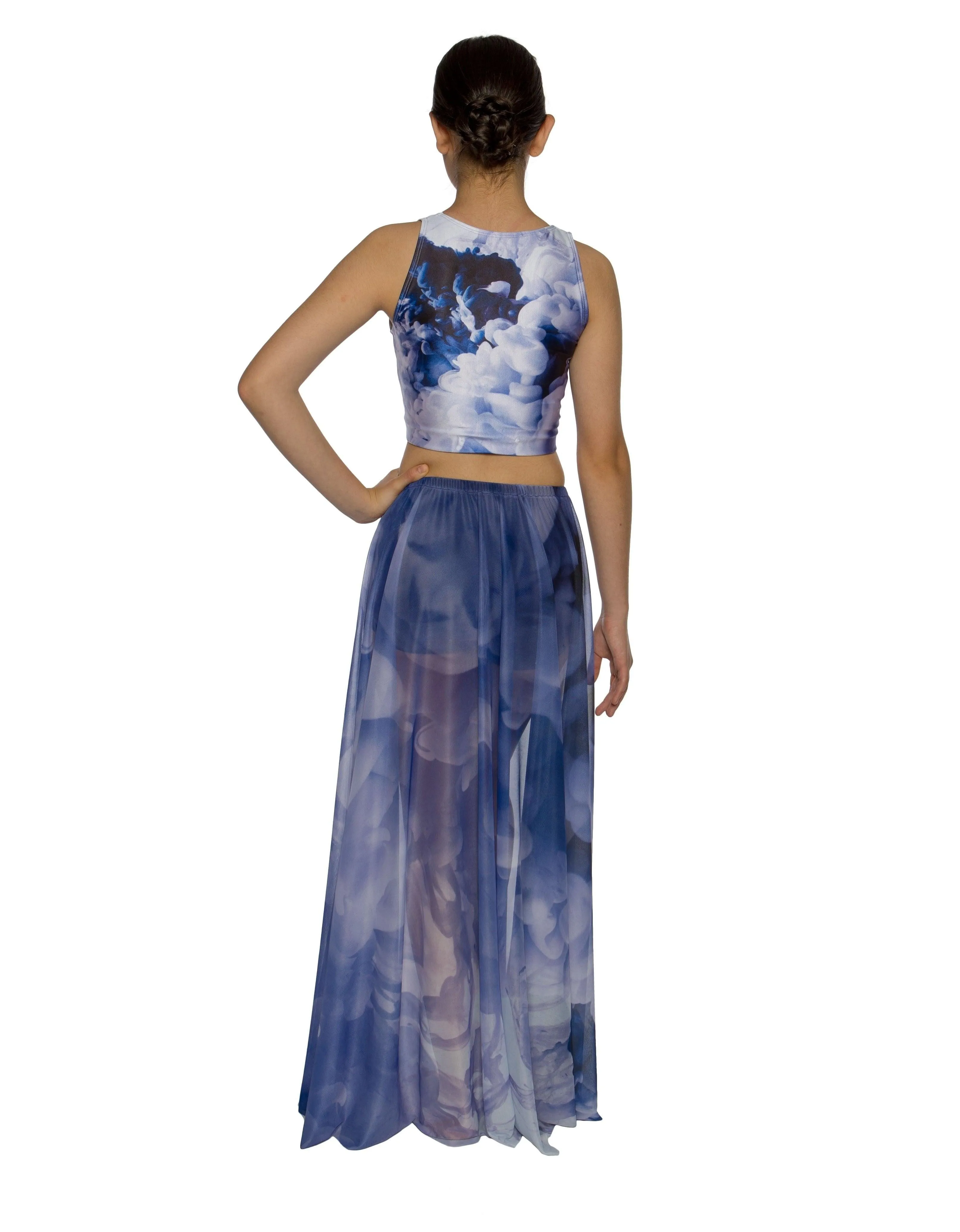 Luminous Sleeveless Crop Top