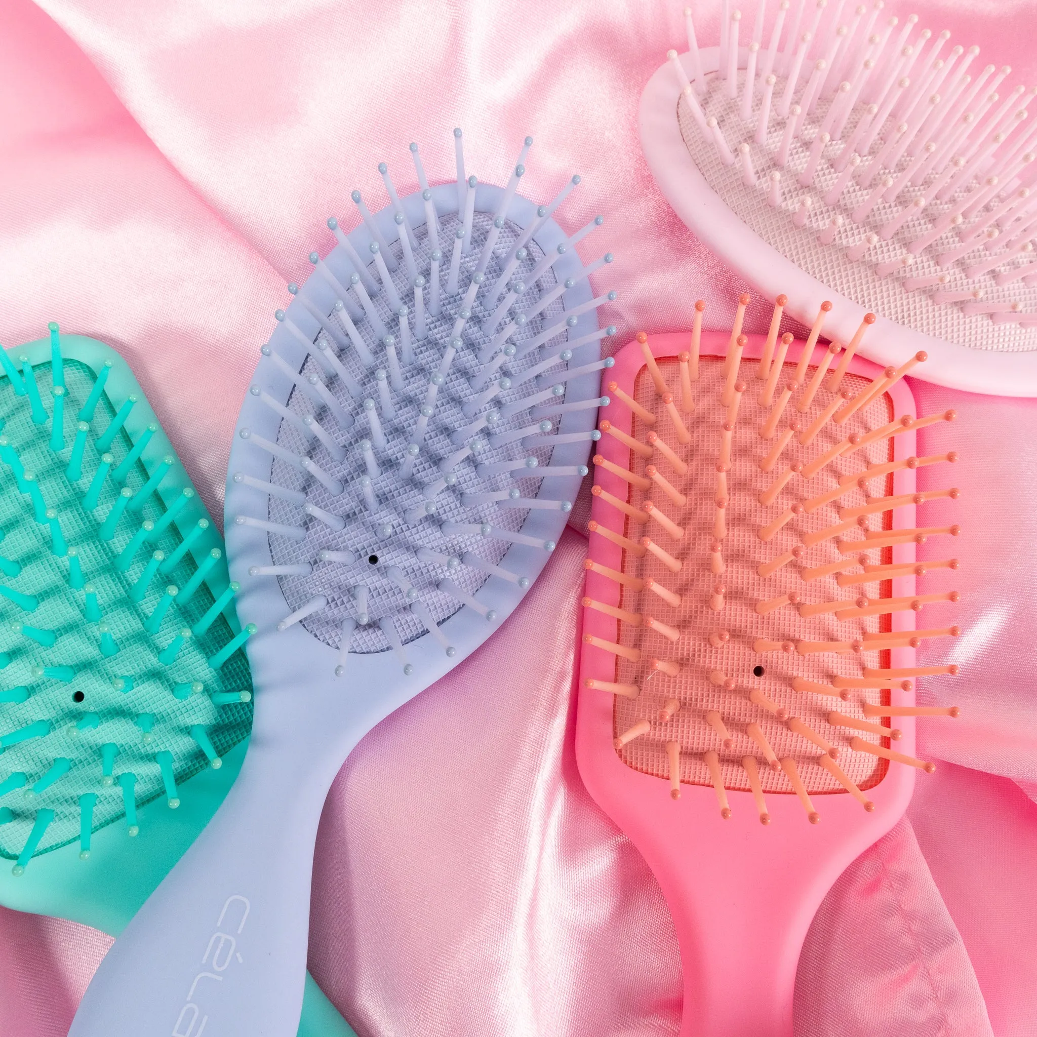 Matte Pastel Paddle Hair Brush