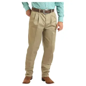 Men's Wrangler Casuals® Pleated Front Relaxed Fit Pants 1000097KH