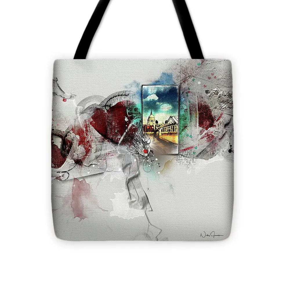 Millenium - View Of St Paul's - Tote Bag
