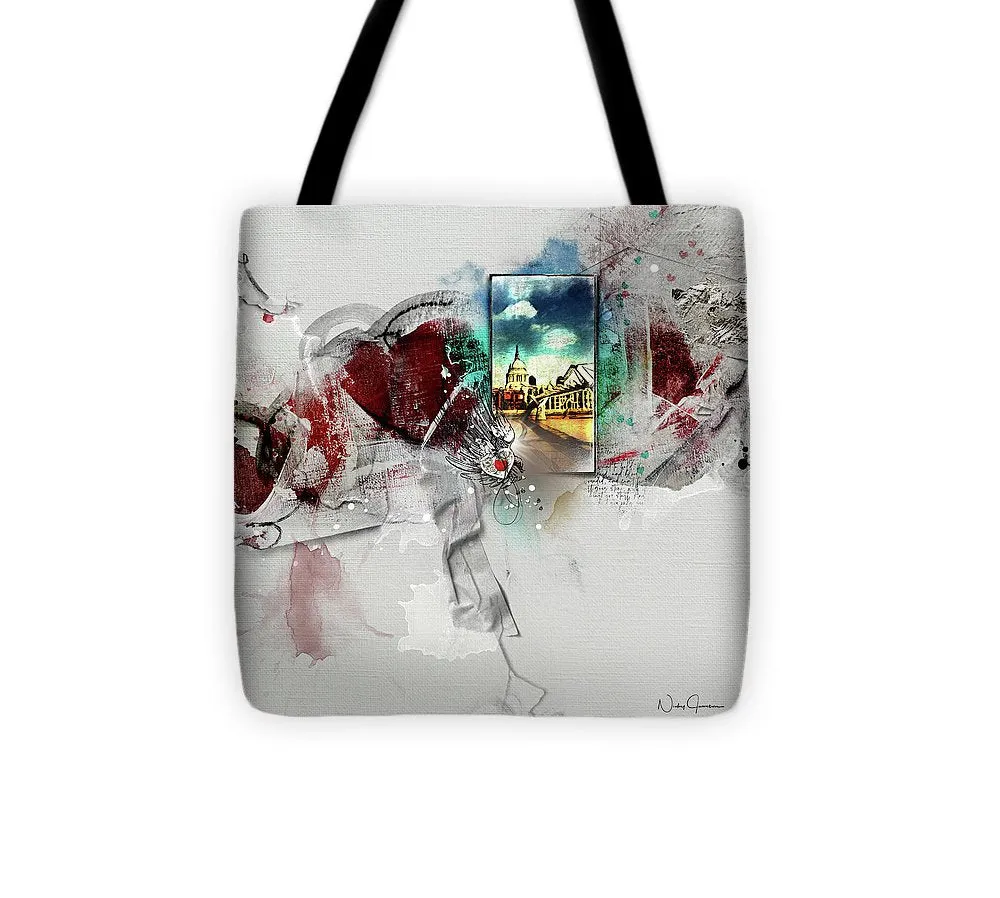 Millenium - View Of St Paul's - Tote Bag