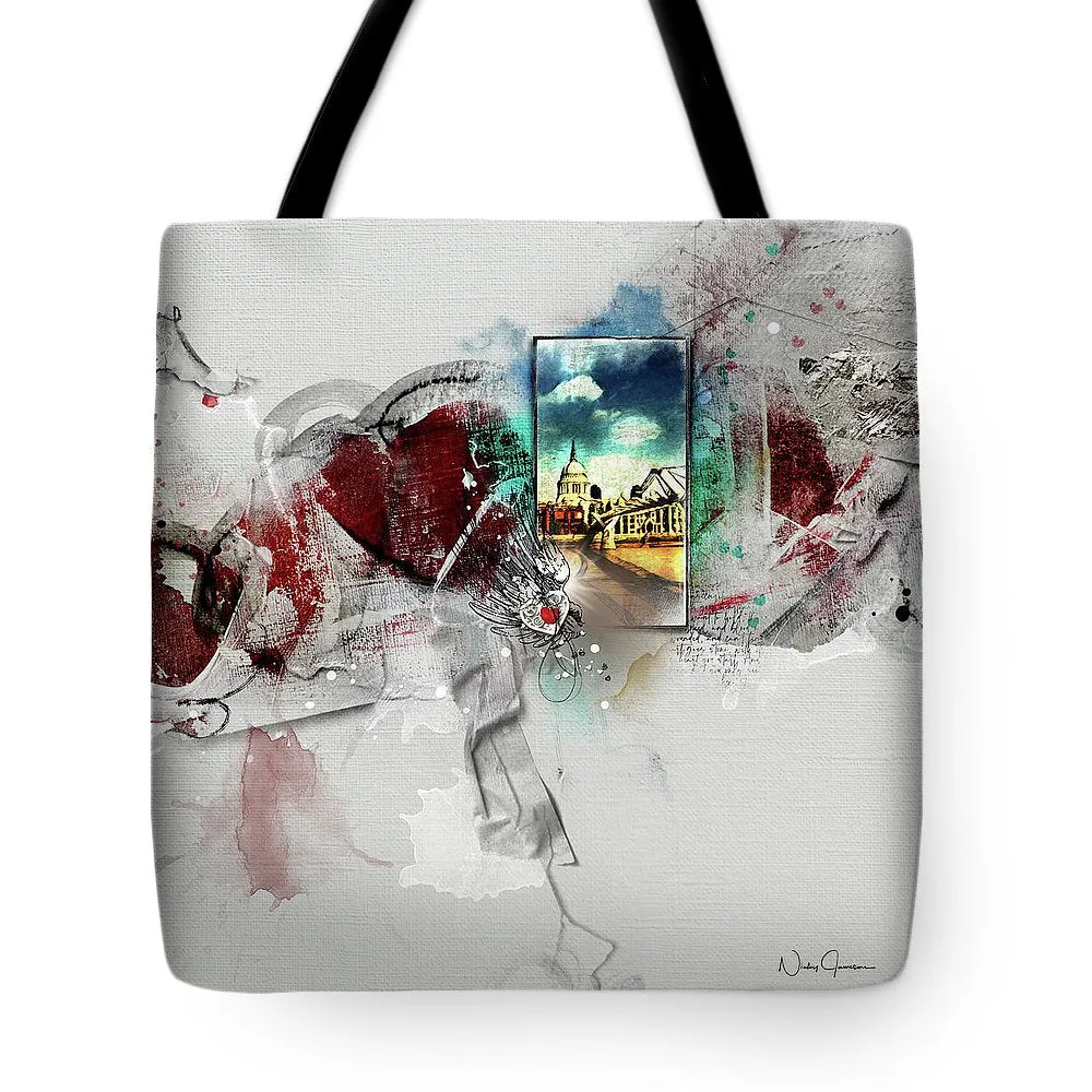 Millenium - View Of St Paul's - Tote Bag