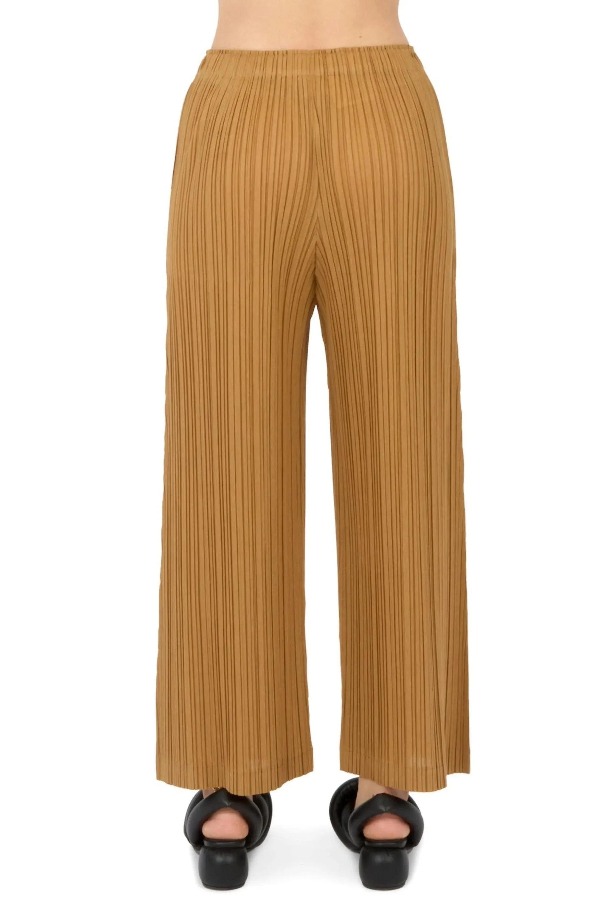 Ramie Pleats Pants