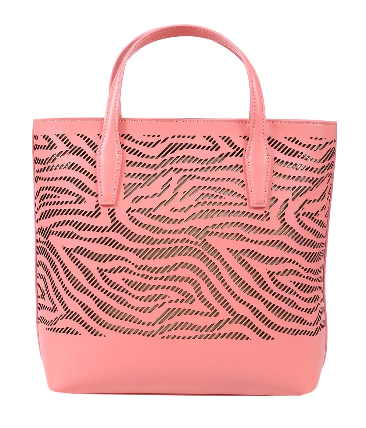 Roberto Cavalli Class GWLPEF 045 Ester 002 Peach Small Tote Bag