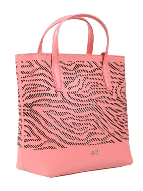 Roberto Cavalli Class GWLPEF 045 Ester 002 Peach Small Tote Bag