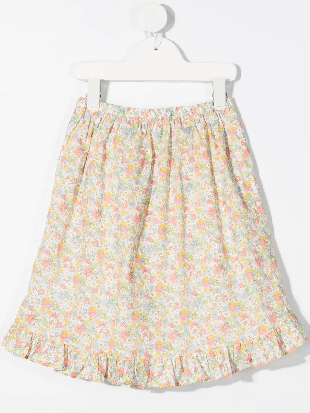 Ruffled floral print skirt Skirt