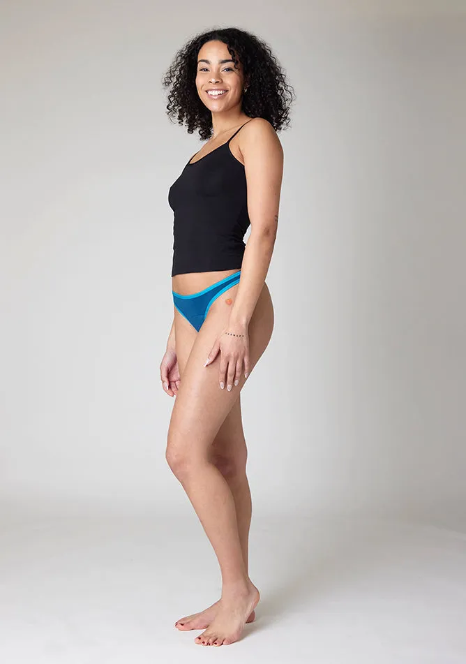 Teal Thong Period Pant - Light Flow Absorbency