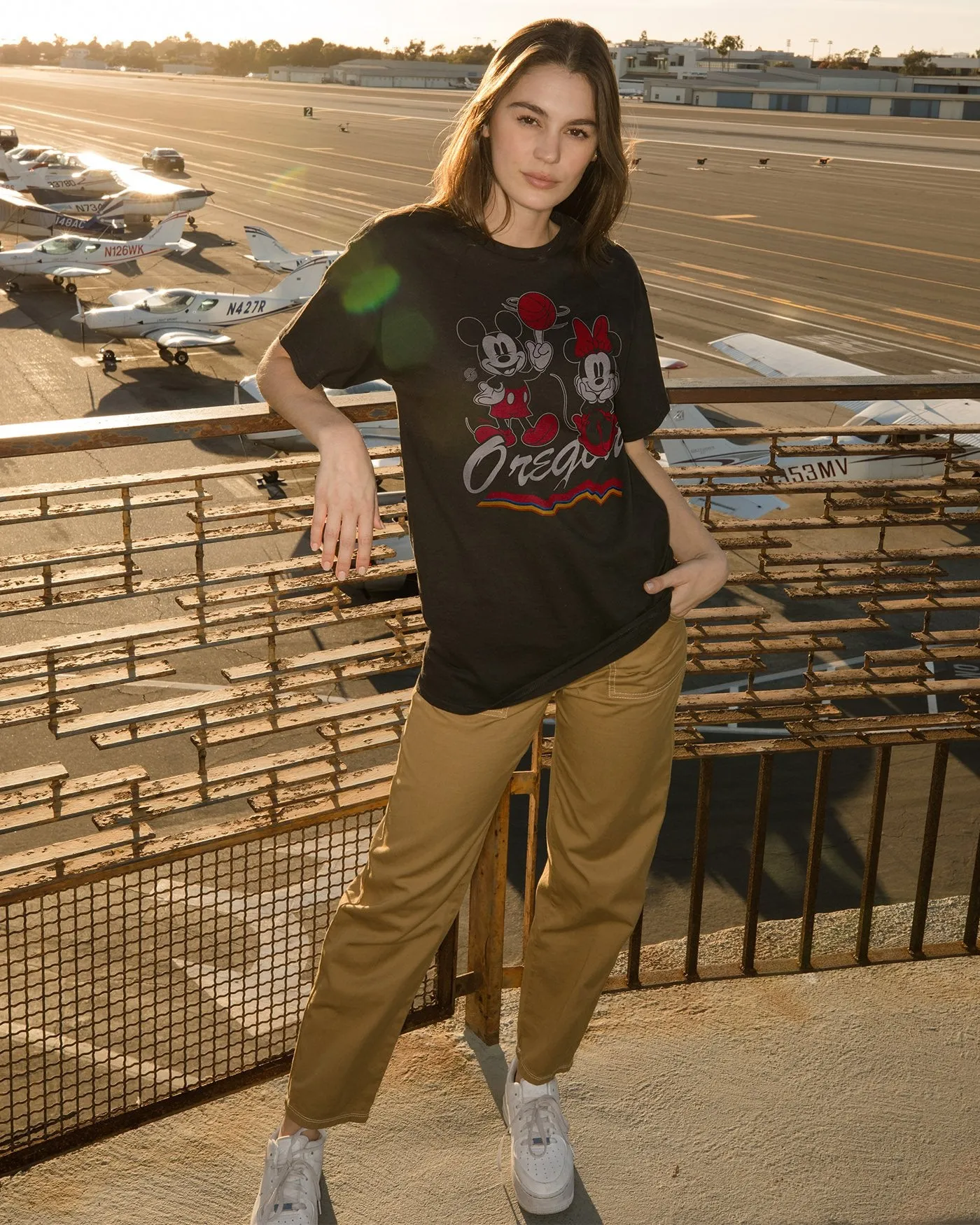 Unisex Trail Blazers Mickey Minnie City Edition Tee