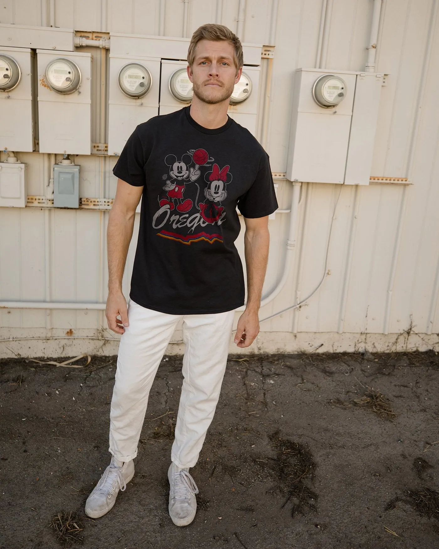 Unisex Trail Blazers Mickey Minnie City Edition Tee