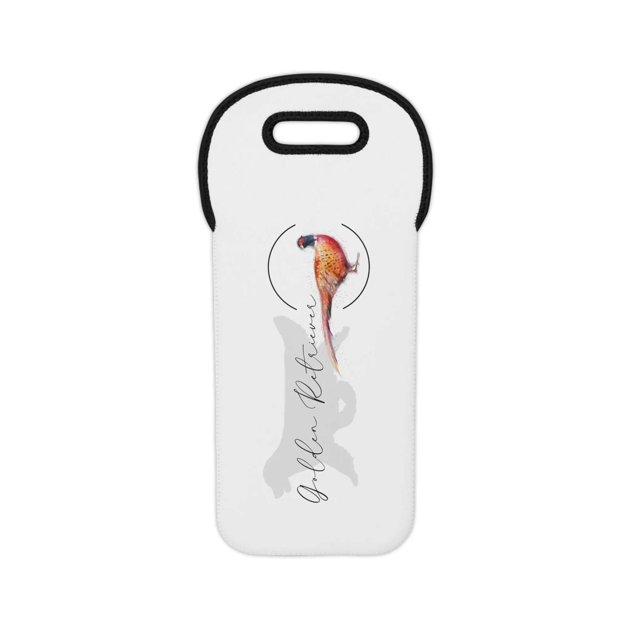 Wine Tote Bag Golden Retriever