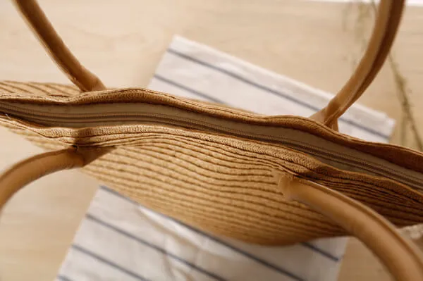 Women Woven Straw Handbags Straw Beach Woven Handbag
